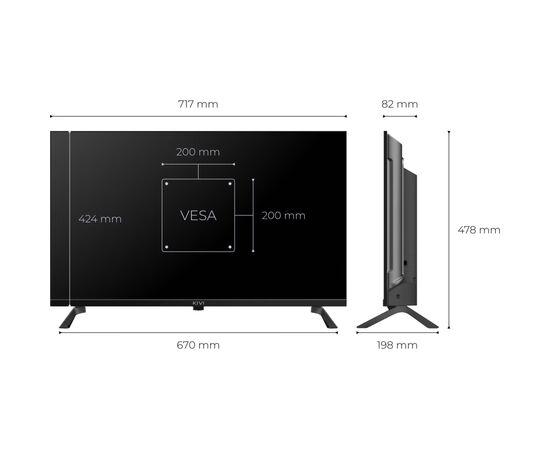 Телевізор Kivi 32H820KB, зображення 6