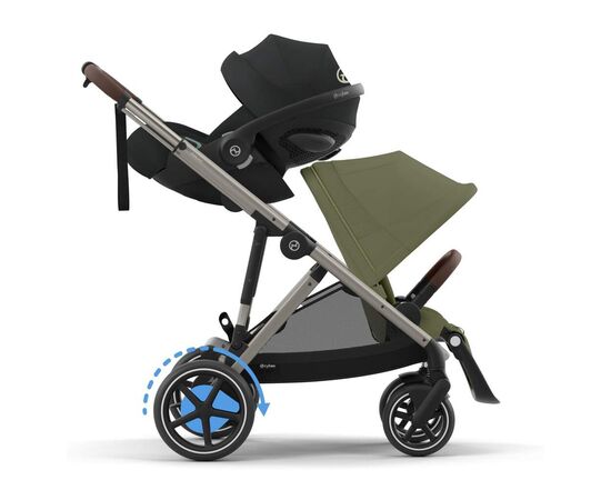 Коляска Cybex eGazelle S TPE Moss Green khaki (525000169), изображение 8