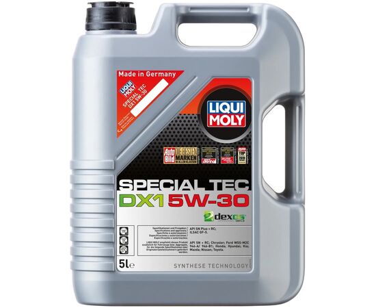 Моторное масло Liqui Moly Special Tec DX1 5W-30 5л (LQ 20969)