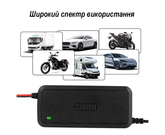 Зарядний пристрій для автомобільного акумулятора XoKo XK-CC12-5A, зображення 6