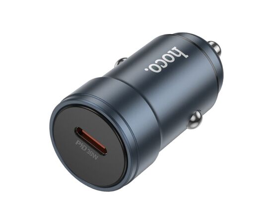 Зарядное устройство HOCO Z57 USB-C PD30W car charger metal gray (6942007633048), изображение 2