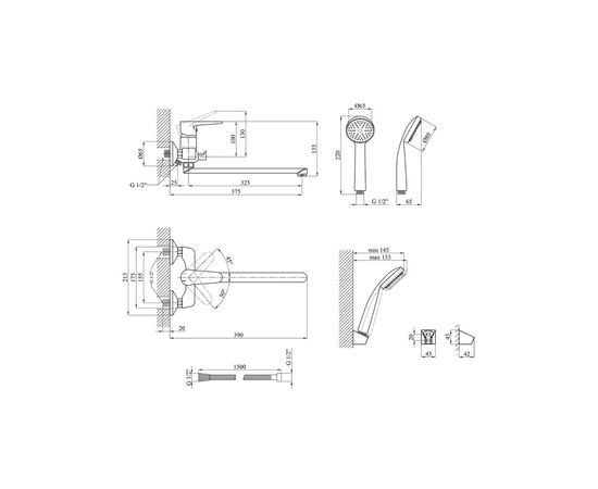 Змішувач Kroner KRM Elbe - C071, зображення 9