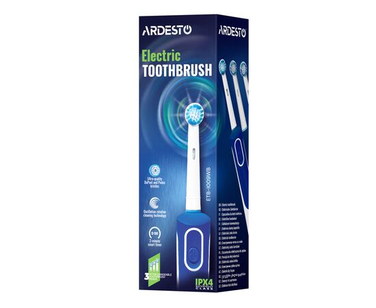 Електрична зубна щітка Ardesto ETB-I009WB, зображення 12