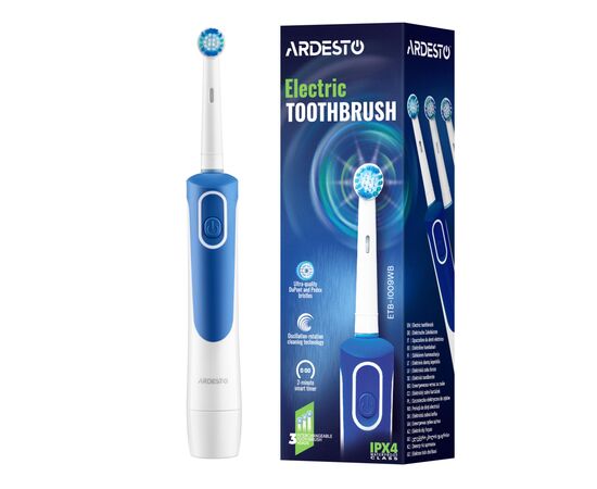 Електрична зубна щітка Ardesto ETB-I009WB