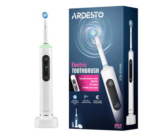Электрическая зубная щетка Ardesto ETB-ID114W