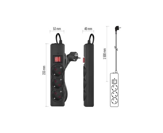 Сетевой удлинитель EMOS P54214, изображение 12