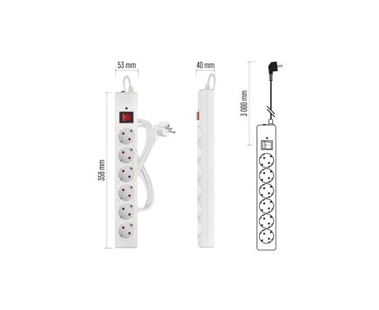 Сетевой удлинитель EMOS P54216, изображение 12