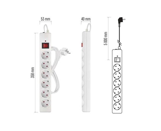Сетевой удлинитель EMOS P54217, изображение 12