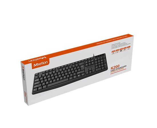 Клавіатура Meetion K200 USB UA Black (MT-K200-A-RUA), зображення 3