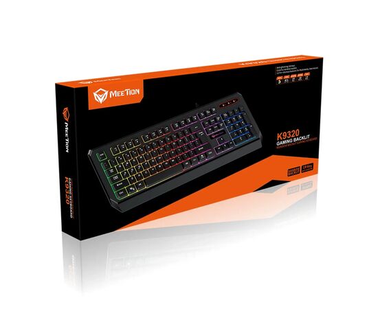 Клавіатура Meetion K9320 USB UA Black (MT-K9320-A-RUA), зображення 3
