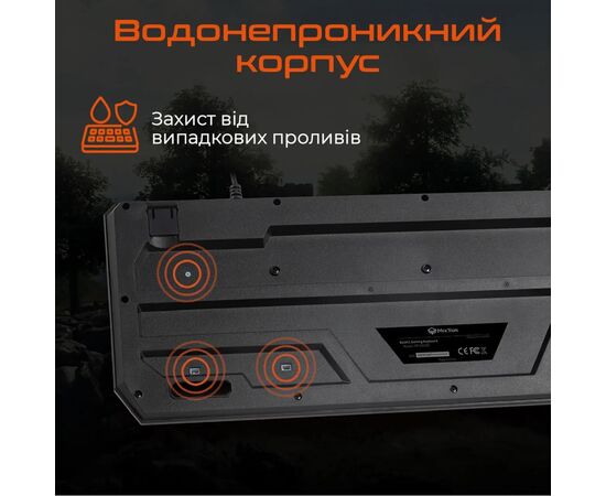 Клавіатура Meetion K9320 USB UA Black (MT-K9320-A-RUA), зображення 6