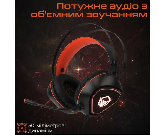 Наушники Meetion HP020 Black/Orange (MT-HP020-A), изображение 3