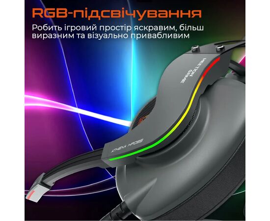 Навушники Meetion HP099 Black/Orange (MT-HP099-A), зображення 5