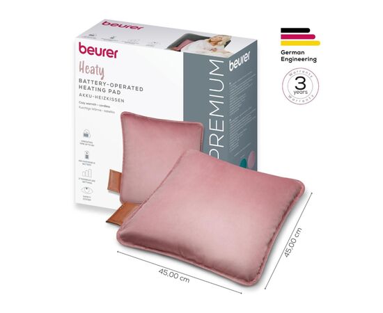 Електрогрілка Beurer HK 77 Heaty blush-rose, зображення 4