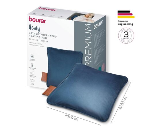 Електрогрілка Beurer HK 77 Heaty obsidian-blue, зображення 4