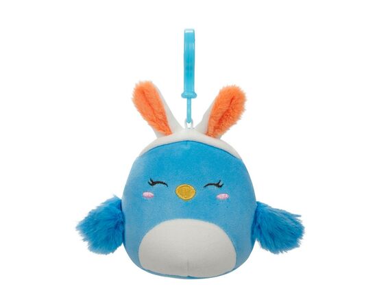 Мягкая игрушка Squishmallows на клипсе - Птичка Бебе 9 см (SQCP00183)