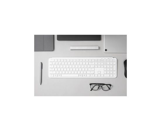 Клавіатура Keychron B6 Pro Wireless/Bluetooth/USB UA Ivory White (B6P-K8-UA), зображення 6