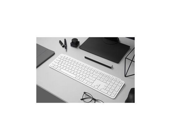 Клавіатура Keychron B6 Pro Wireless/Bluetooth/USB UA Ivory White (B6P-K8-UA), зображення 7