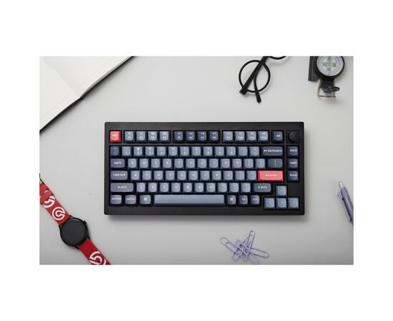 Клавіатура Keychron V1 Max Gateron Jupiter Red QMK Hot-swap Wireless/Bluetooth/USB UA Black (V1MD1_KEYCHRON), зображення 3