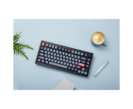 Клавіатура Keychron V1 Max Gateron Jupiter Red QMK Hot-swap Wireless/Bluetooth/USB UA Black (V1MD1_KEYCHRON), зображення 4