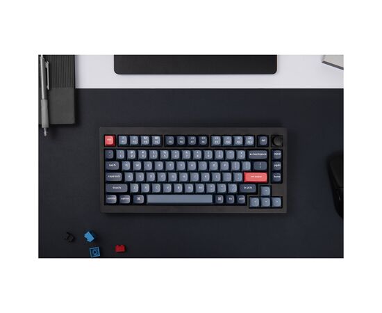 Клавіатура Keychron V1 Max Gateron Jupiter Red QMK Hot-swap Wireless/Bluetooth/USB UA Black (V1MD1_KEYCHRON), зображення 6