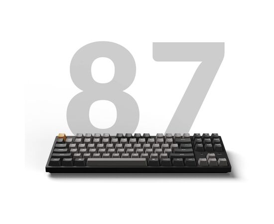 Клавіатура Keychron C1 Pro 87Key K pro Brown RGB QMK/VIA USB UA Black (C1PL3_KEYCHRON), зображення 5