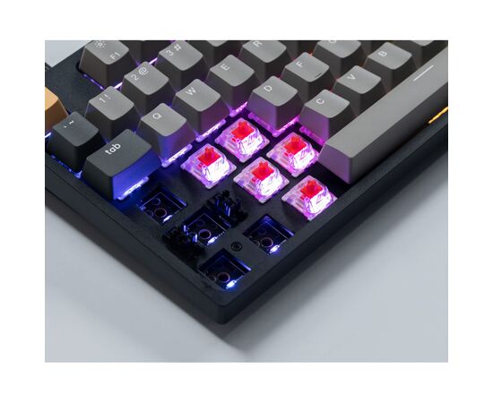 Клавіатура Keychron C1 Pro 87Key K pro Red RGB QMK/VIA Hot-swap USB UA Black (C1PM1_KEYCHRON), зображення 4