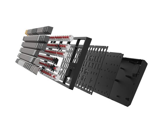 Клавіатура Keychron C1 Pro 87Key K pro Red RGB QMK/VIA Hot-swap USB UA Black (C1PM1_KEYCHRON), зображення 5