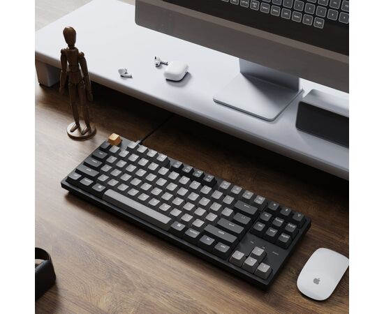 Клавіатура Keychron C1 Pro 87Key K pro Red RGB QMK/VIA Hot-swap USB UA Black (C1PM1_KEYCHRON), зображення 9