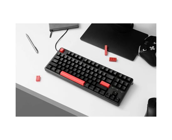 Клавіатура Keychron C3 Pro 87Key K pro Red RGB QMK Hot-swap USB UA Black (C3PH1_KEYCHRON), зображення 5