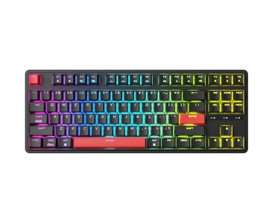 Клавіатура Keychron C3 Pro 87Key K pro Red RGB QMK Hot-swap USB UA Black (C3PH1_KEYCHRON)