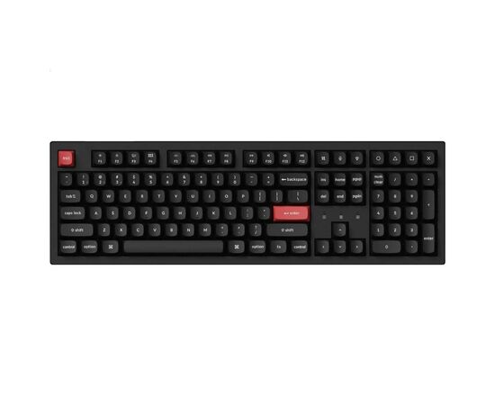 Клавіатура Keychron K10 PRO K pro Red RGB Wireless/Bluetooth/USB-А UA Black (K10P-B1-UA), зображення 2