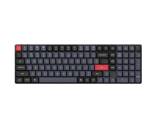 Клавіатура Keychron K17 PRO Gateron MX 2.0 Brown QMK White Led Wireless/Bluetooth/USB-А UA Black (K17P-A3-UA), зображення 3
