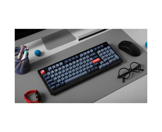 Клавіатура Keychron V5 Max Gateron Jupiter Red Knob Hot-Swap QMK Wireless/Bluetooth/USB-А UA Black (V5M-D1-UA), зображення 7