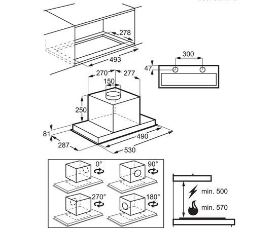 Витяжка кухонна Electrolux CFG526R (642357), зображення 6