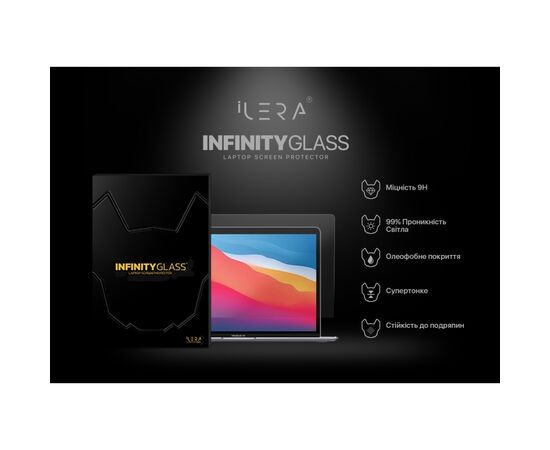 Стекло защитное iLera for MacBook Pro 13.3/ Air 13.3 (ILMCGL04), изображение 5