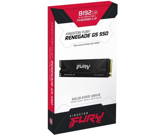 Накопитель SSD M.2 2280 8TB FURY Renegade G5 Kingston (SFYR2D/8T1), изображение 4