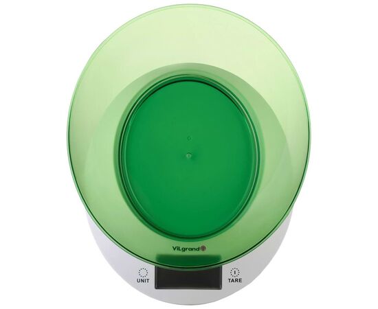 Весы кухонные Vilgrand VKS-533C green, изображение 3