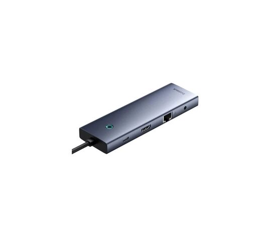 Концентратор Baseus USB-C 10-in-1 HDMI 4K60Hz + VGA + 3xUSB 3.0 + PD + RJ45 1000Mbps + SD/TF + 3.5mm gray (B0005280C811-00), изображение 4