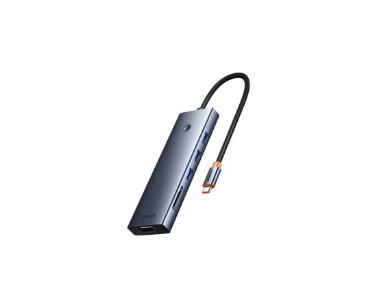 Концентратор Baseus USB-C 10-in-1 HDMI 4K60Hz + VGA + 3xUSB 3.0 + PD + RJ45 1000Mbps + SD/TF + 3.5mm gray (B0005280C811-00)