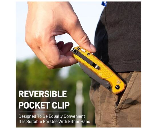 Нож CJRB Pyrite Light BB Yellow (J1945-AMB), изображение 7