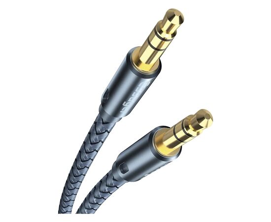 Кабель мультимедийный 3.5mm M to 3.5mm M 3.0m gray Essager (EYP35-DYC0G), изображение 2