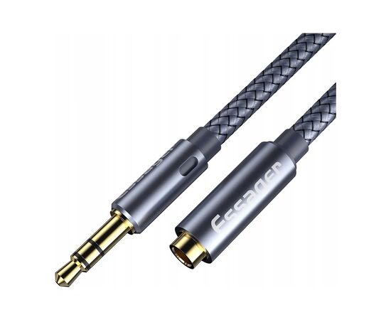Кабель мультимедийный 3.5mm F to 3.5mm M 1.0m Essager (EYPY35-MY0G)
