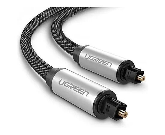 Кабель мультимедійний Optical Toslink 1.0m AV108 black UGREEN (10539)