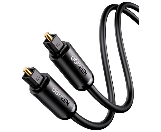 Кабель мультимедійний Optical Toslink 3.0m AV122 black UGREEN (70893)