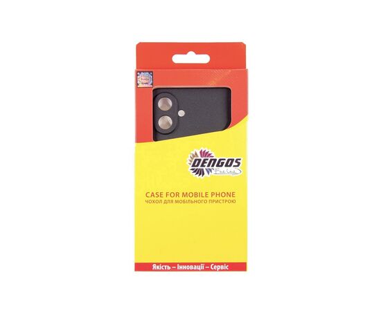 Чехол для мобильного телефона Dengos Carbon Kit for Samsung Galaxy A07 case + glass Black (DG-KM-162), изображение 3