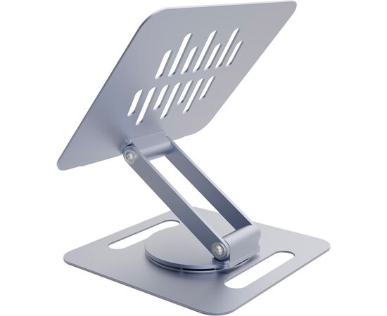 Подставка для ноутбука Gembird до 15.6", регулируемая, вращающаяся, алюминий (NBS-DR1-01), изображение 3