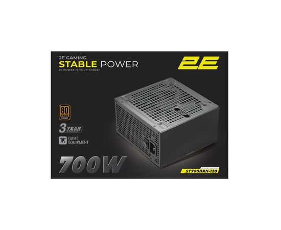 Блок питания 2E 700W Stable Power Pro ATX3.1 GEN5.0 (2E-ST700BRII-120)