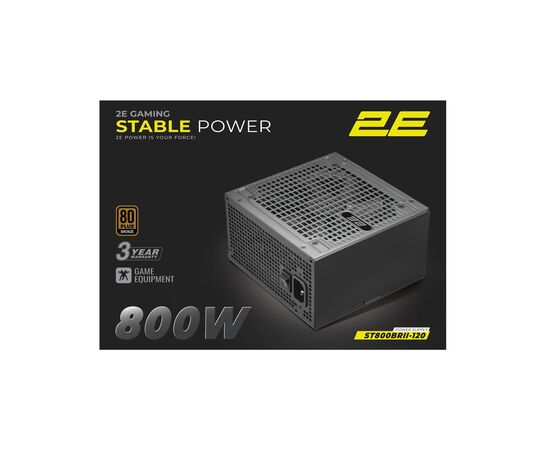 Блок питания 2E 800W Stable Power Pro ATX3.1 GEN5.0 (2E-ST800BRII-120)