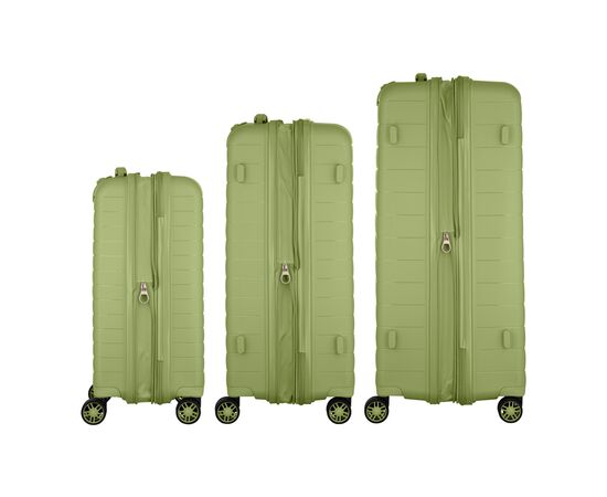 Набор чемоданов 2E Aero (L+M+S), оливково-зелені (2E-SPP-AERO-SET3-MG), изображение 7